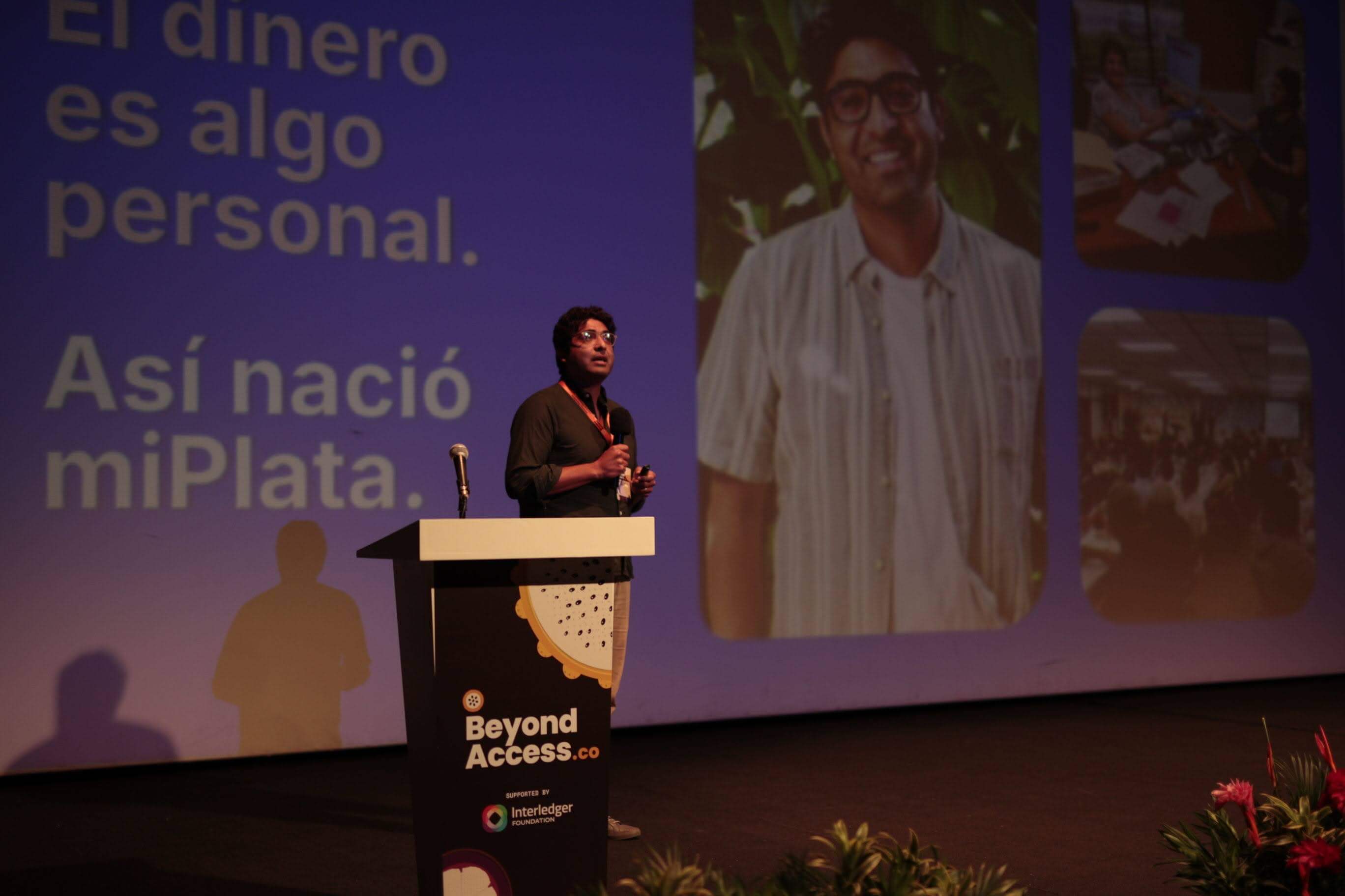 miplata on stage at the beyond access event