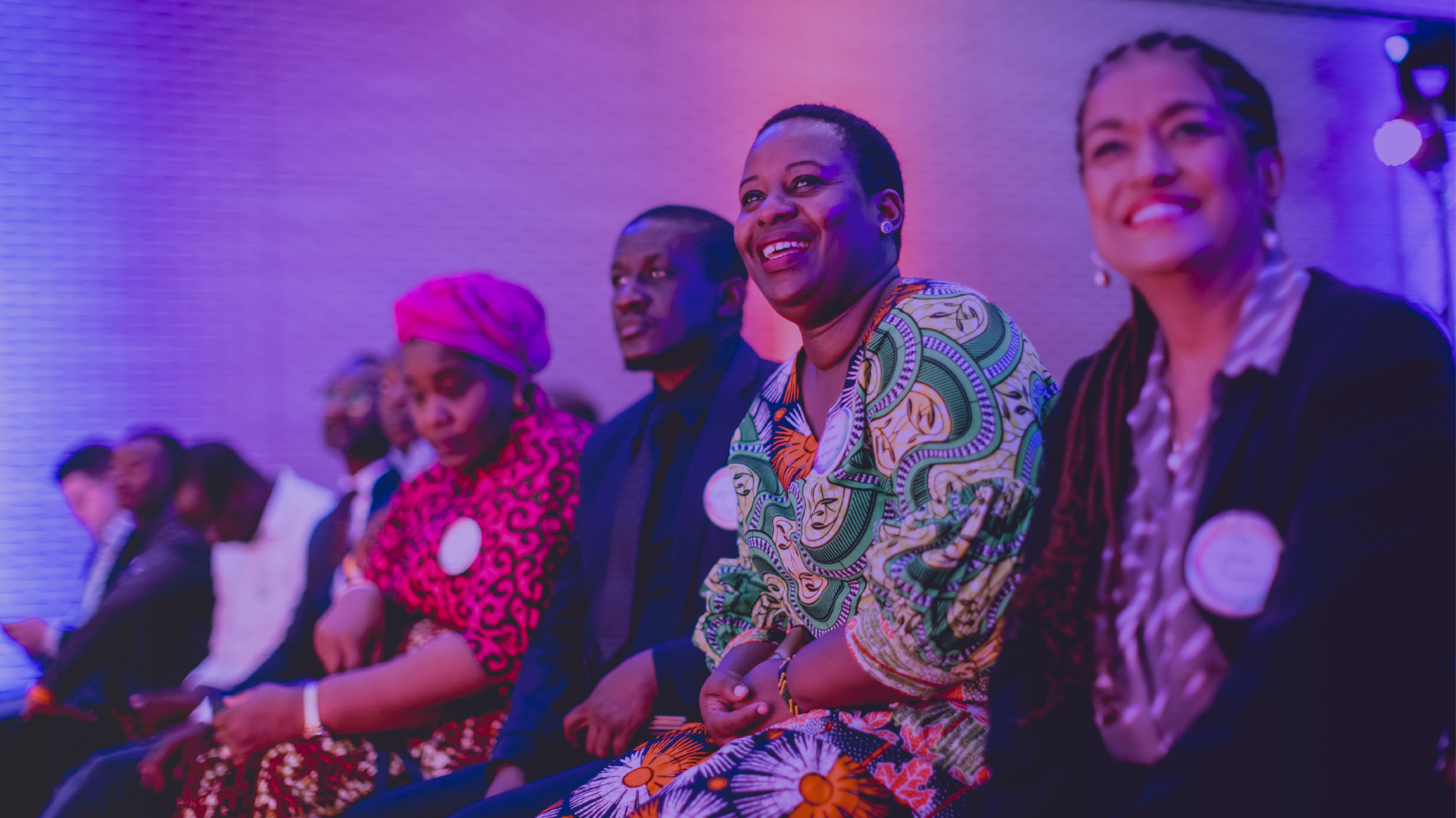 Parliamentarians seated in the front row during a session at the Interledger Summit 2024